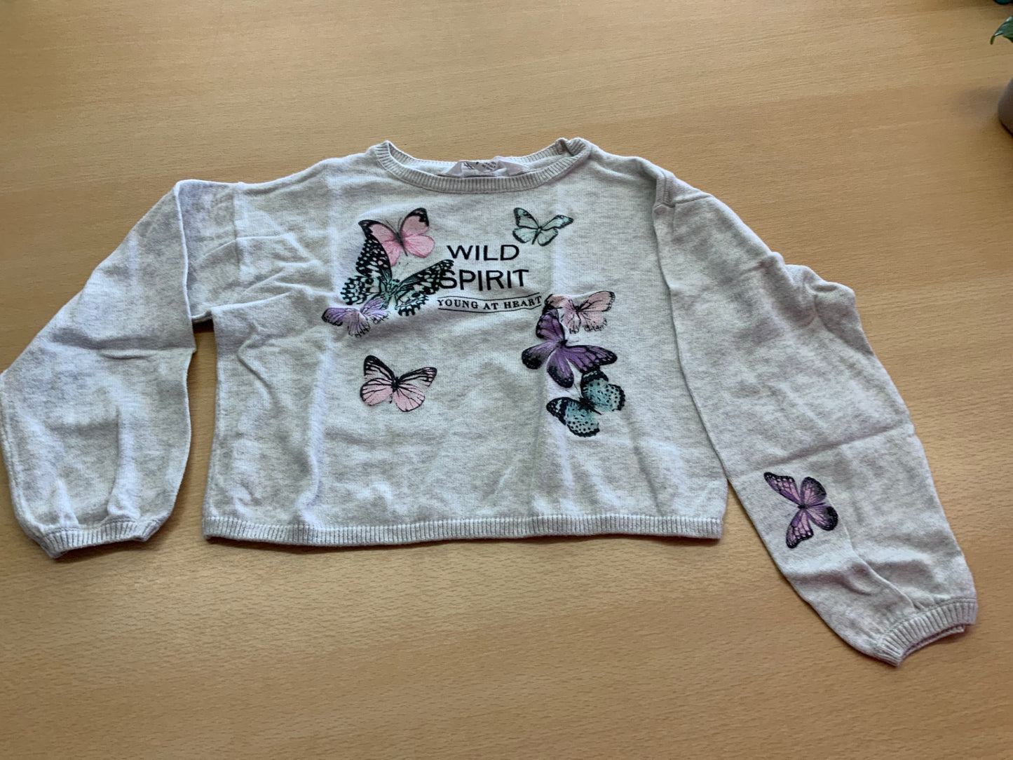 Pulli 110/116 Hellgrau