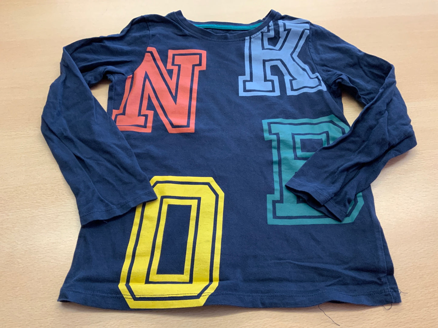 Langarmshirt 134 Blau