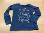 Sweatshirt 98/104 Blau