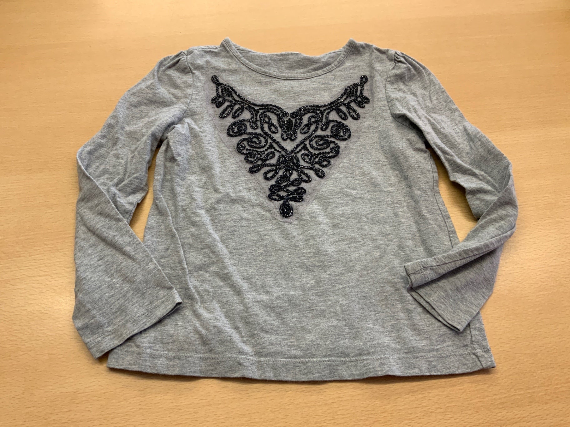 Pullover 110/116 Grau