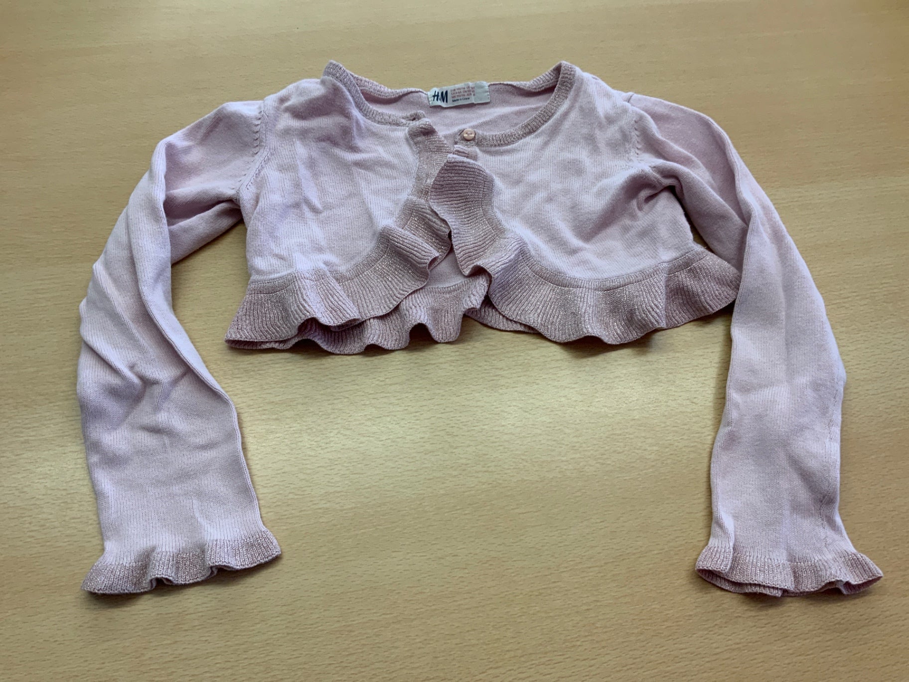 H&M Bolero 110/116 Rosa