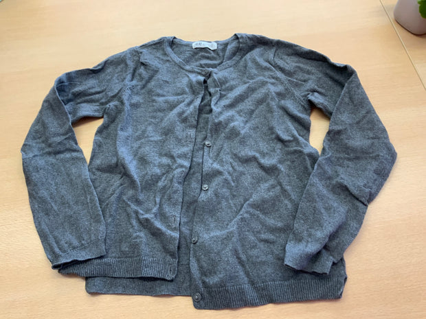 H&M Strickjacke 134/140 Grau