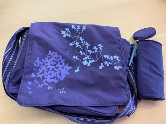 Wickeltasche Lila