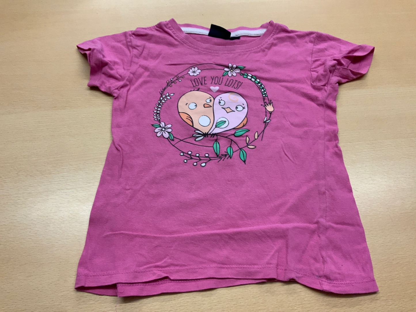  T-Shirt 110/116 Pink