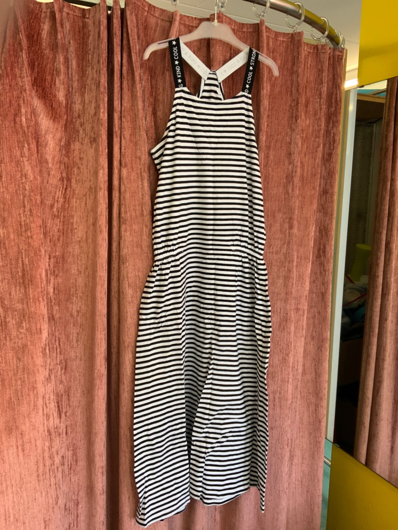 Kleid 146/152 Schwarz-Weiß