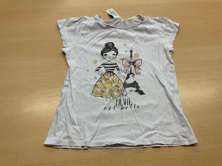 T-Shirt 128 Weiß
