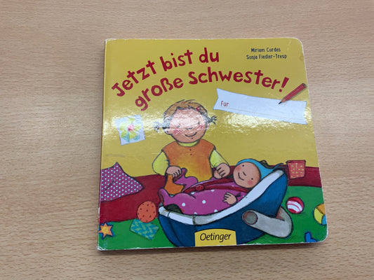 Oetinger Kinderbuch grosse Schwester Gelb, Rot, Blau, Grün, Lila, Weiß, Schwarz