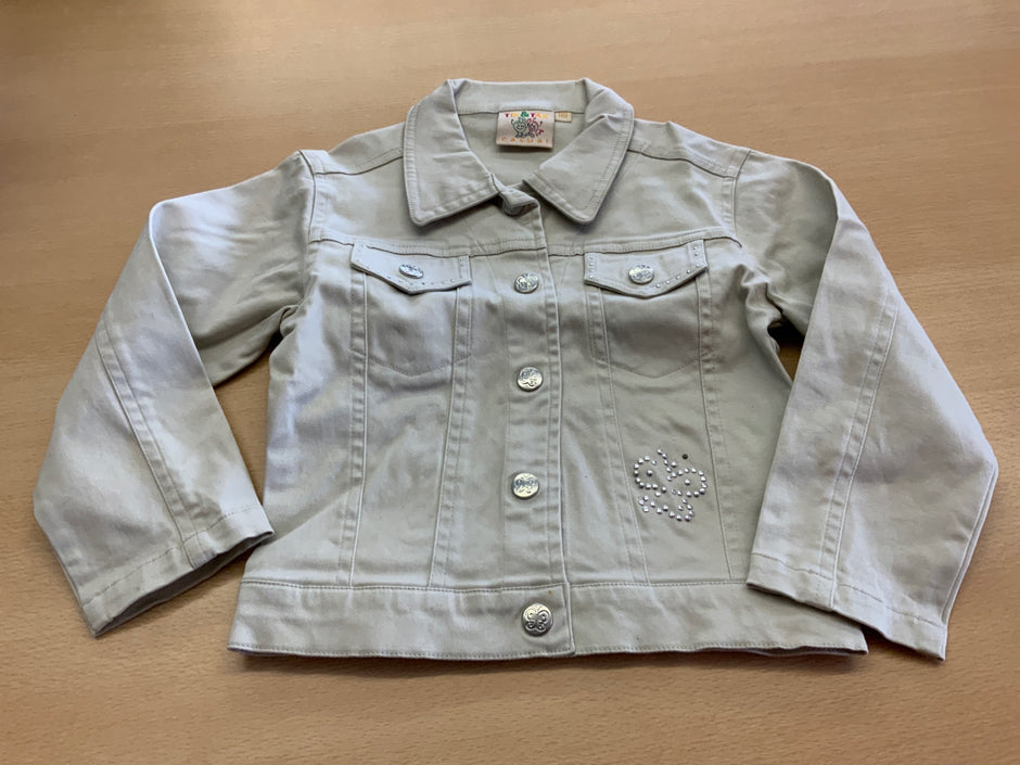 Jeansjacke 110 Beige