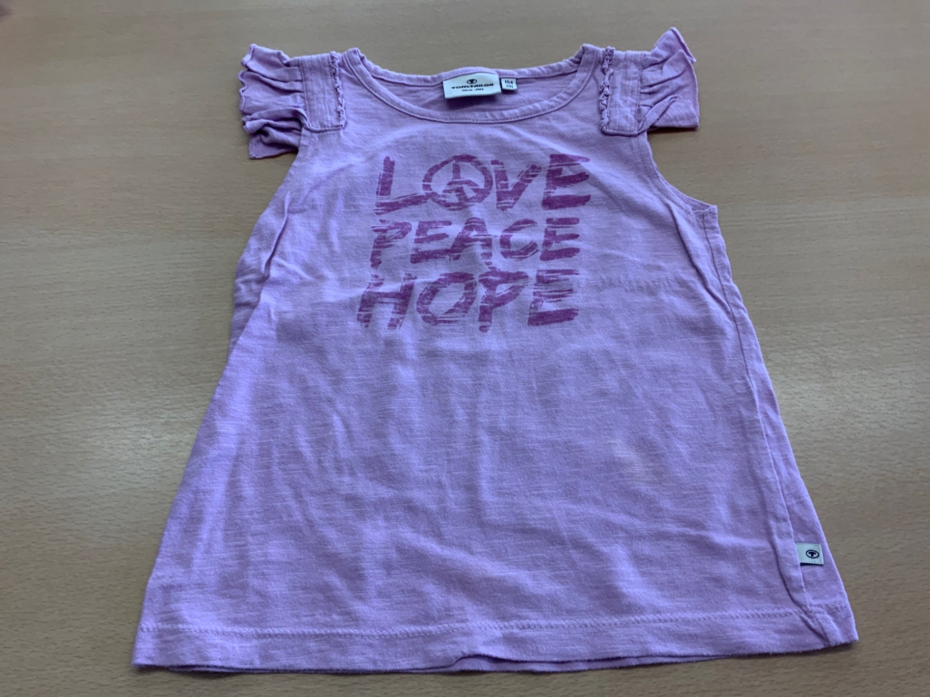 Tom Tailor Ärmelloses T-Shirt 104 Lila