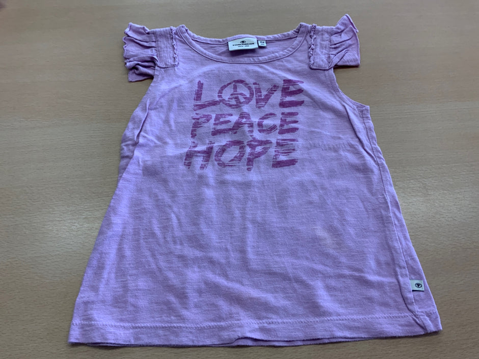 Tom Tailor Ärmelloses T-Shirt 104 Lila