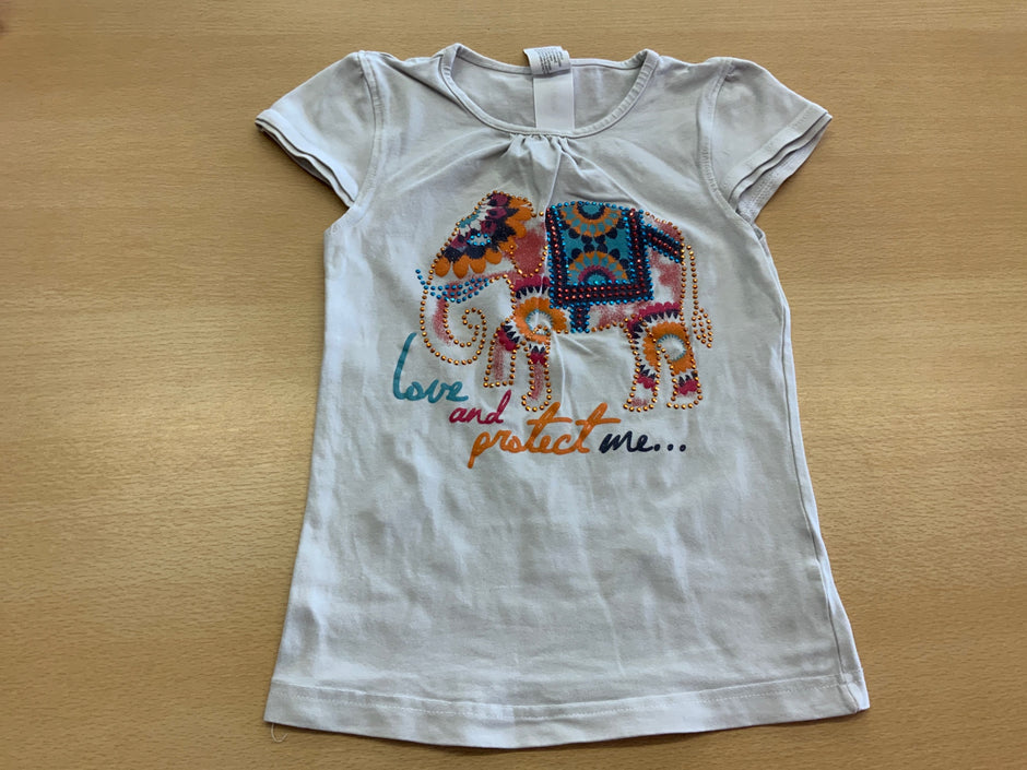 T-Shirt 116 Weiß