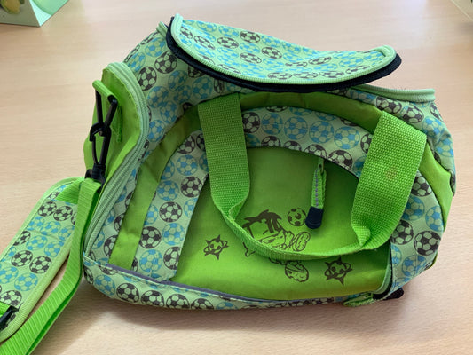 Kinder-Sporttasche Grün, Blau, Schwarz