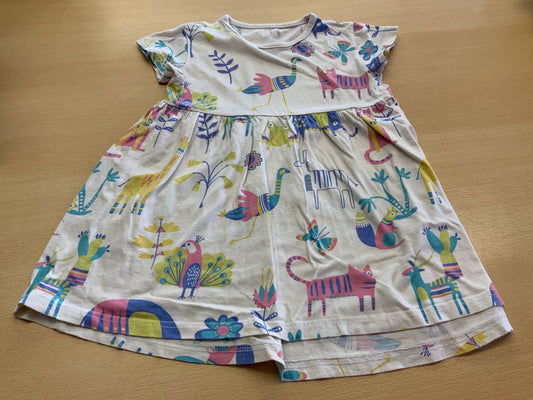 Kleid 98/104 Verschiedene bunte Farben