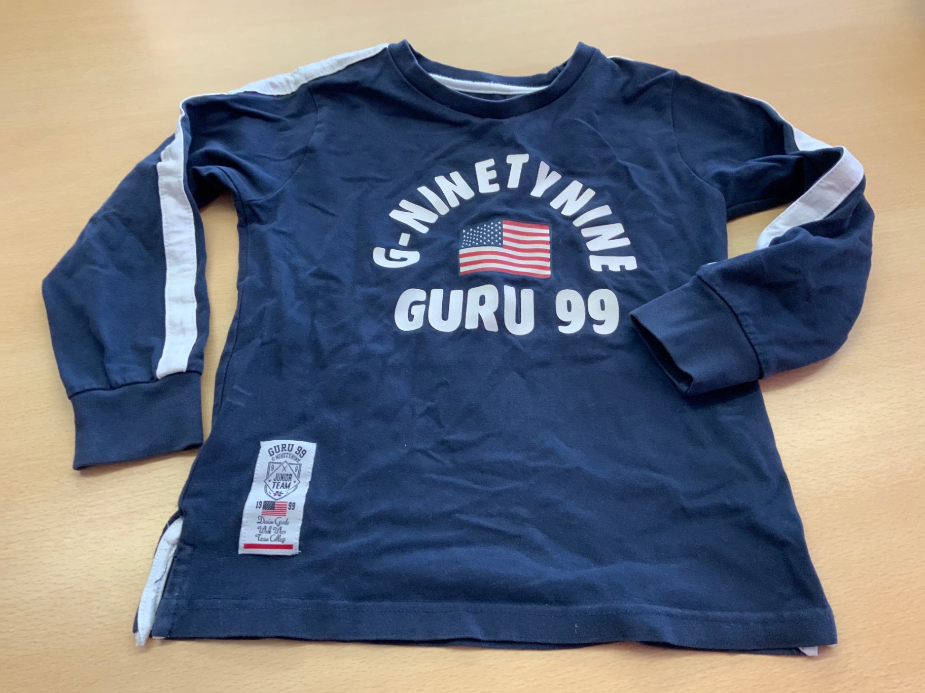 GURU 99 Langarmshirt 104/110 Dunkelblau