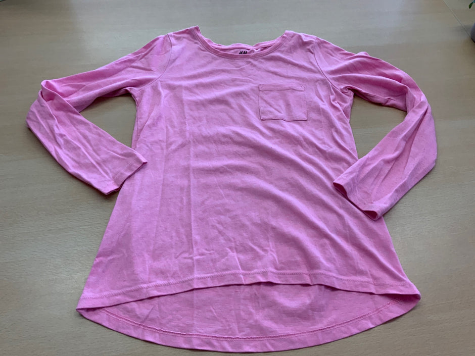 H&M Longsleeve 134/140 Rosa
