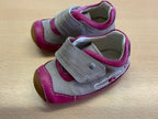 Babyschuhe 19 Grau und Pink