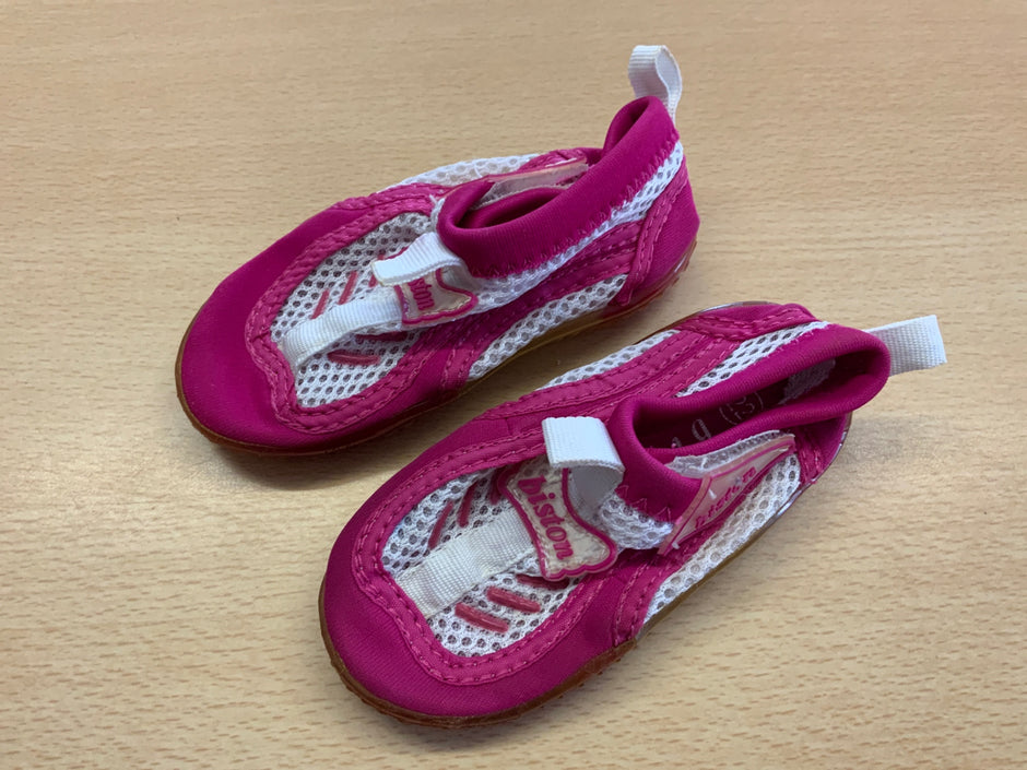 Toms Baby-Badeschuhe 22 Pink und Weiß