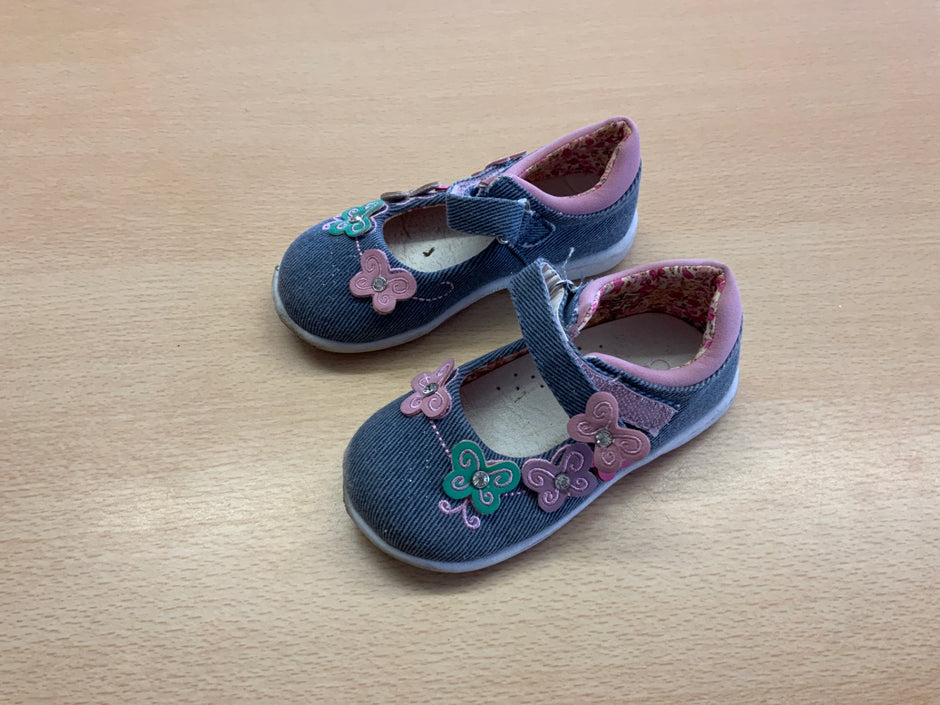 Schuhe 22 Blau, Rosa, Grün