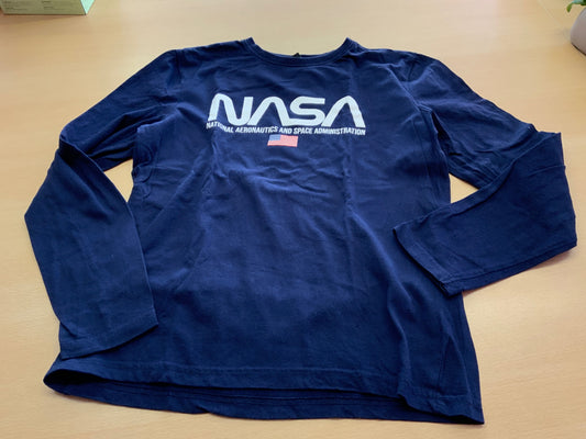 NASA Langärmeliges T-Shirt 146/152 Dunkelblau