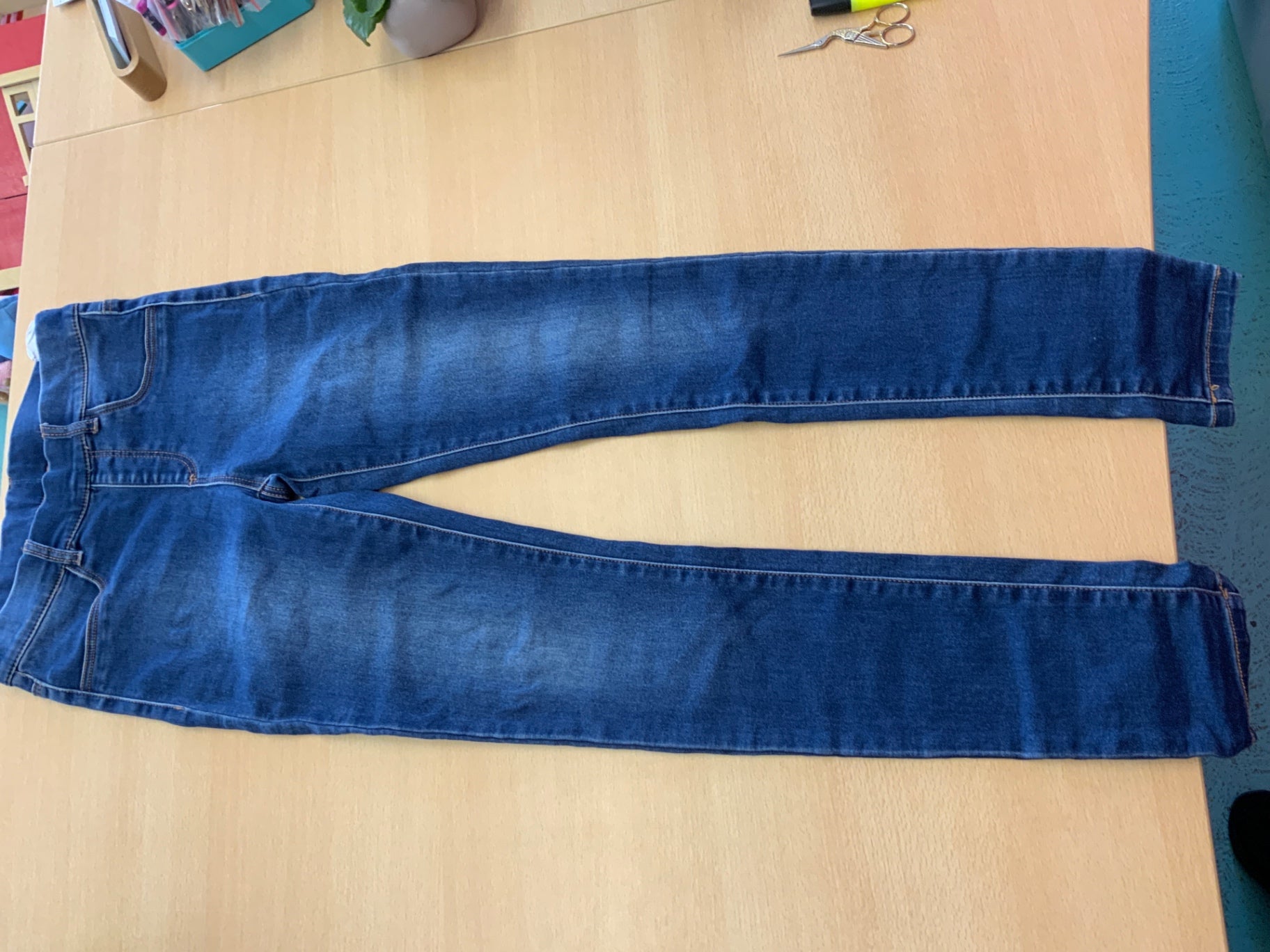 Jeans 158 Blau