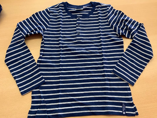 Originals Langarmshirt 134/140 Blau und Weiß