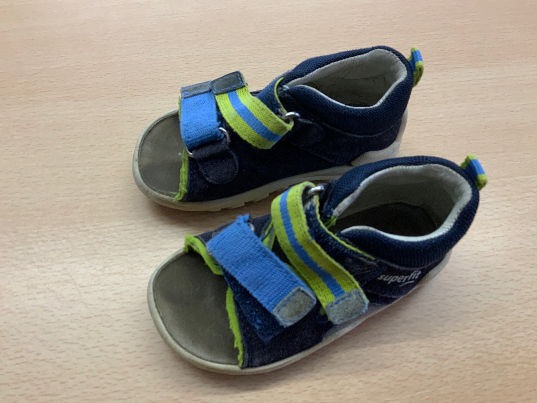 Superfit Sandalen 22 Blau, Grün, Beige