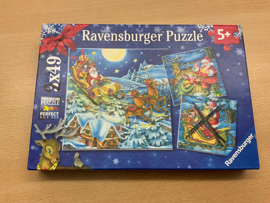 Ravensburger Puzzle Blau, Mehrfarbig