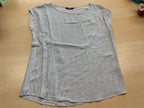 WEMOTO Bluse M Weiß mit schwarzen Streifen
