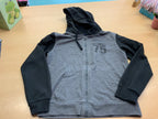 Jacke 140 Grau und Schwarz