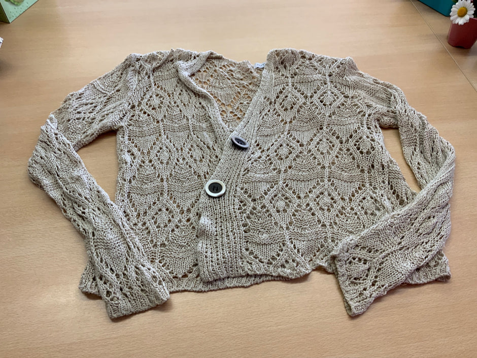 Strickjacke M Beige