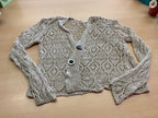 Strickjacke M Beige