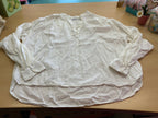 Bluse L Cremeweiß