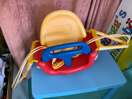 Schaukel Gelb, Blau, Rot