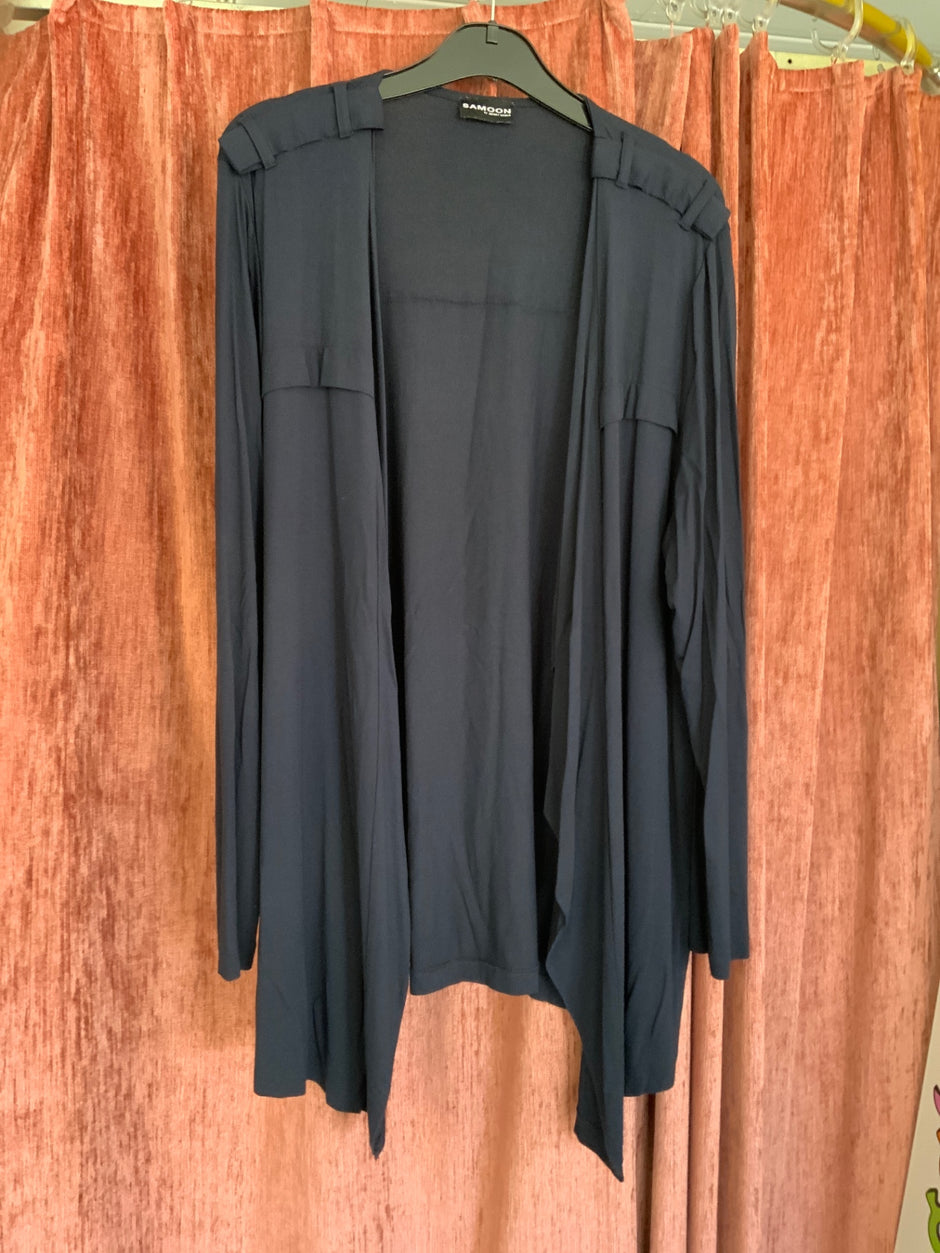 SAMOON Jacke L Dunkelblau