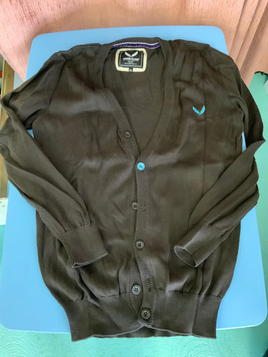 Upper Class Strickjacke XL Braun
