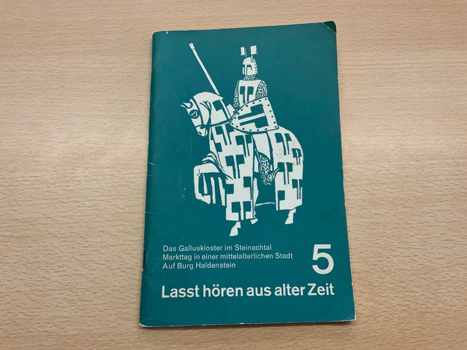 Buch lasst hören aus alter Zeit Blau