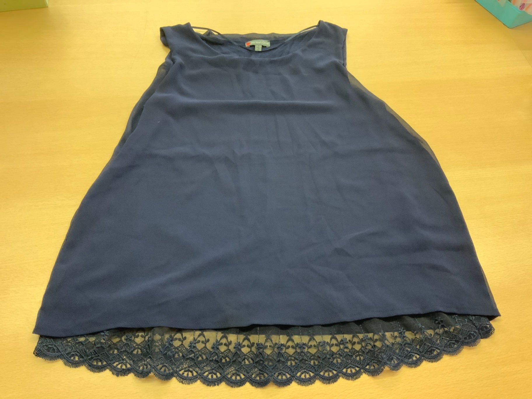 Street One Ärmloses Shirt 38 Dunkelblau