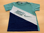 Nike T-Shirt 122/128 Mehrfarbig (Türkis, Weiß, Dunkelblau)