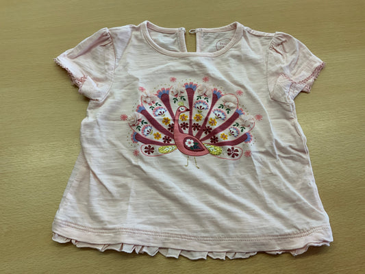 Baby Club T-Shirt 92 Hellrosa