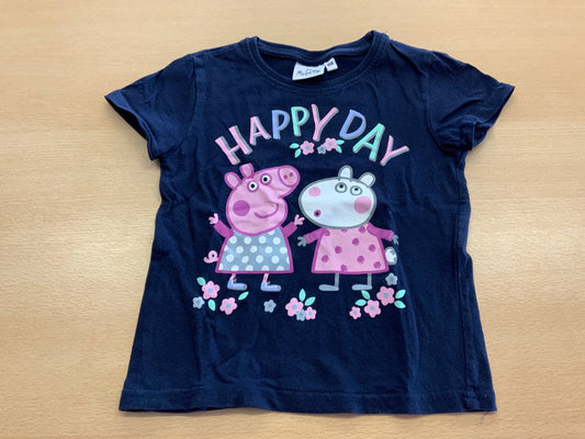 Peppa Pig T-Shirt 104 Dunkelblau