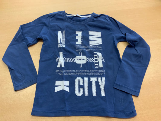 Langarmshirt 128 Blau