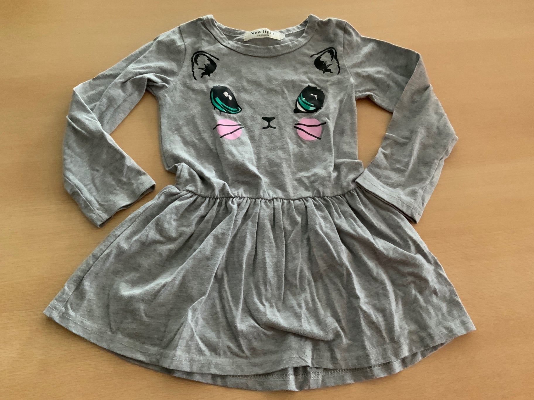 New Light Kleid 98/104 Grau
