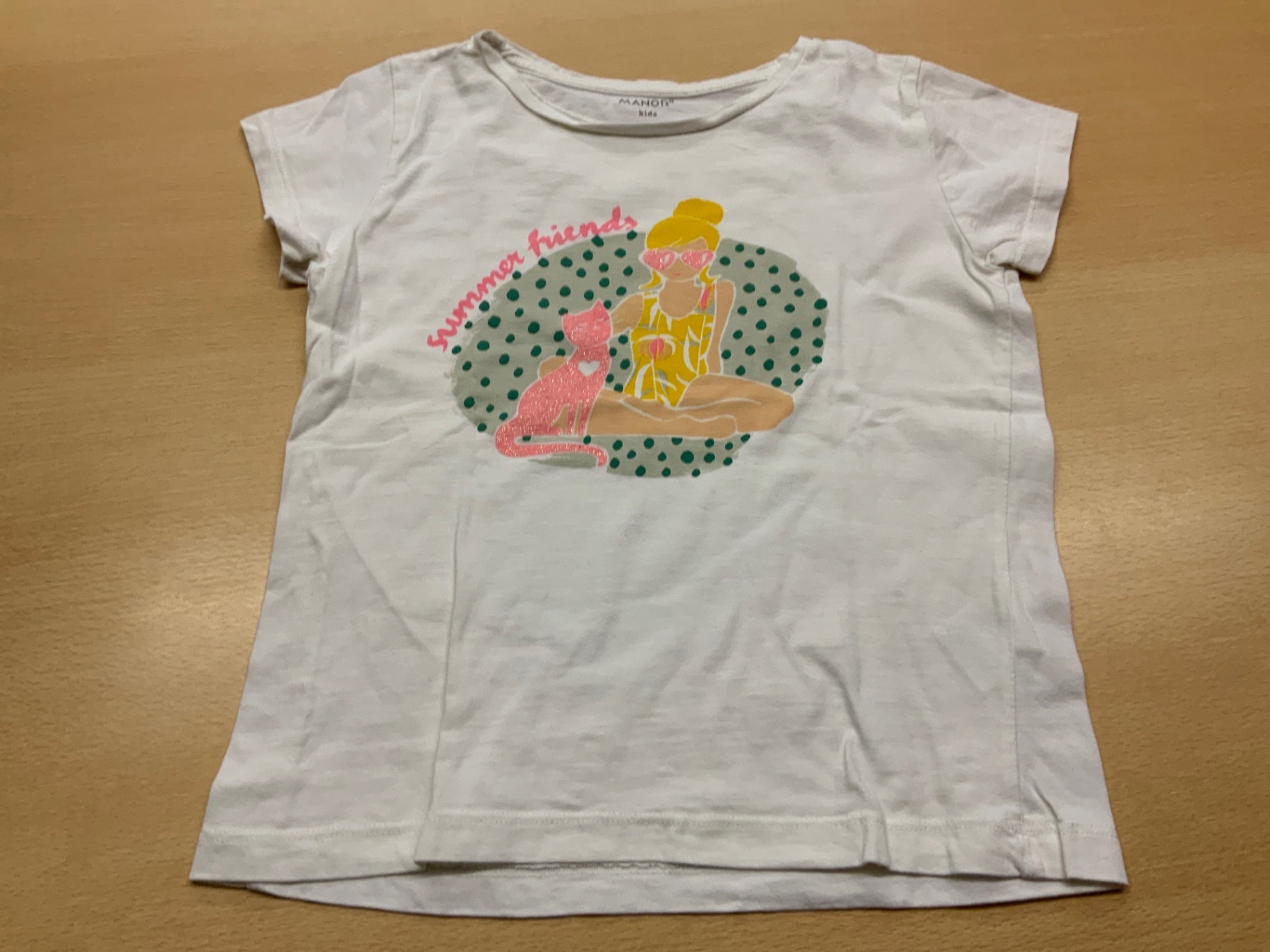 T-Shirt 128 Weiß