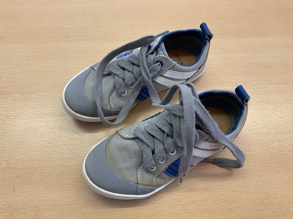 GEOX Sneaker 30 Grau, Blau, Weiß