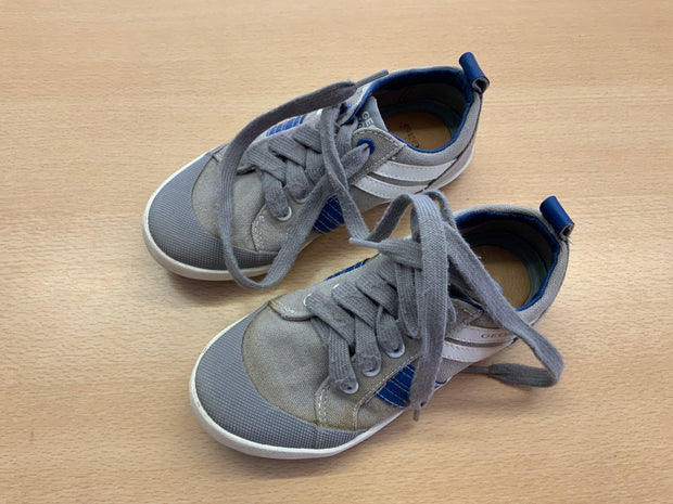 GEOX Sneaker 30 Grau, Blau, Weiß