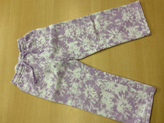 Jogginghose 116 Lila und Weiß
