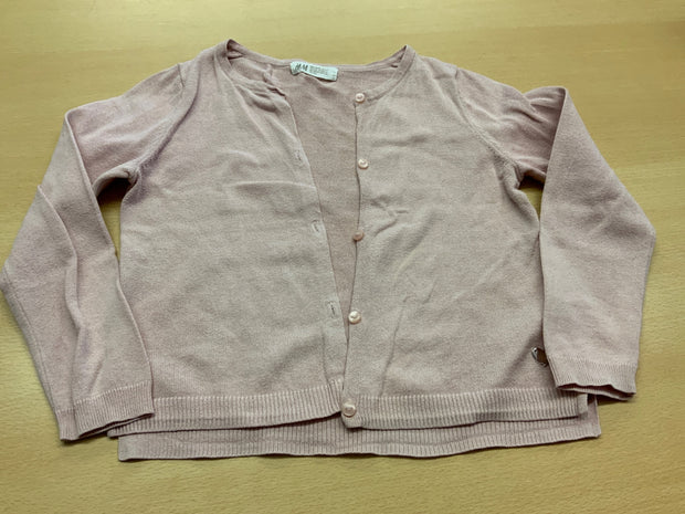 H&M Strickjacke 110/116 Rosa
