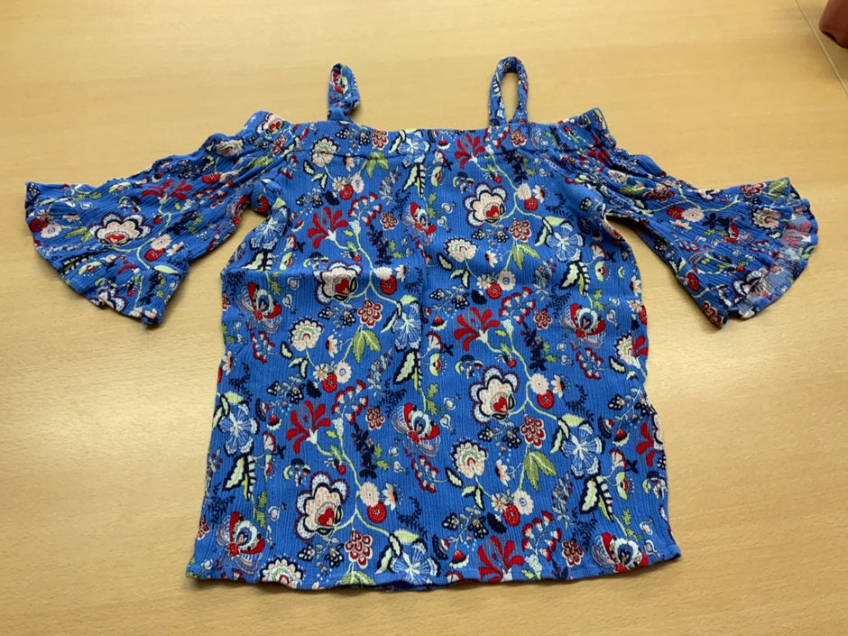Bluse 122/128 Blau