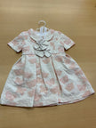 Taufkleid 74 Weiß und Rosa