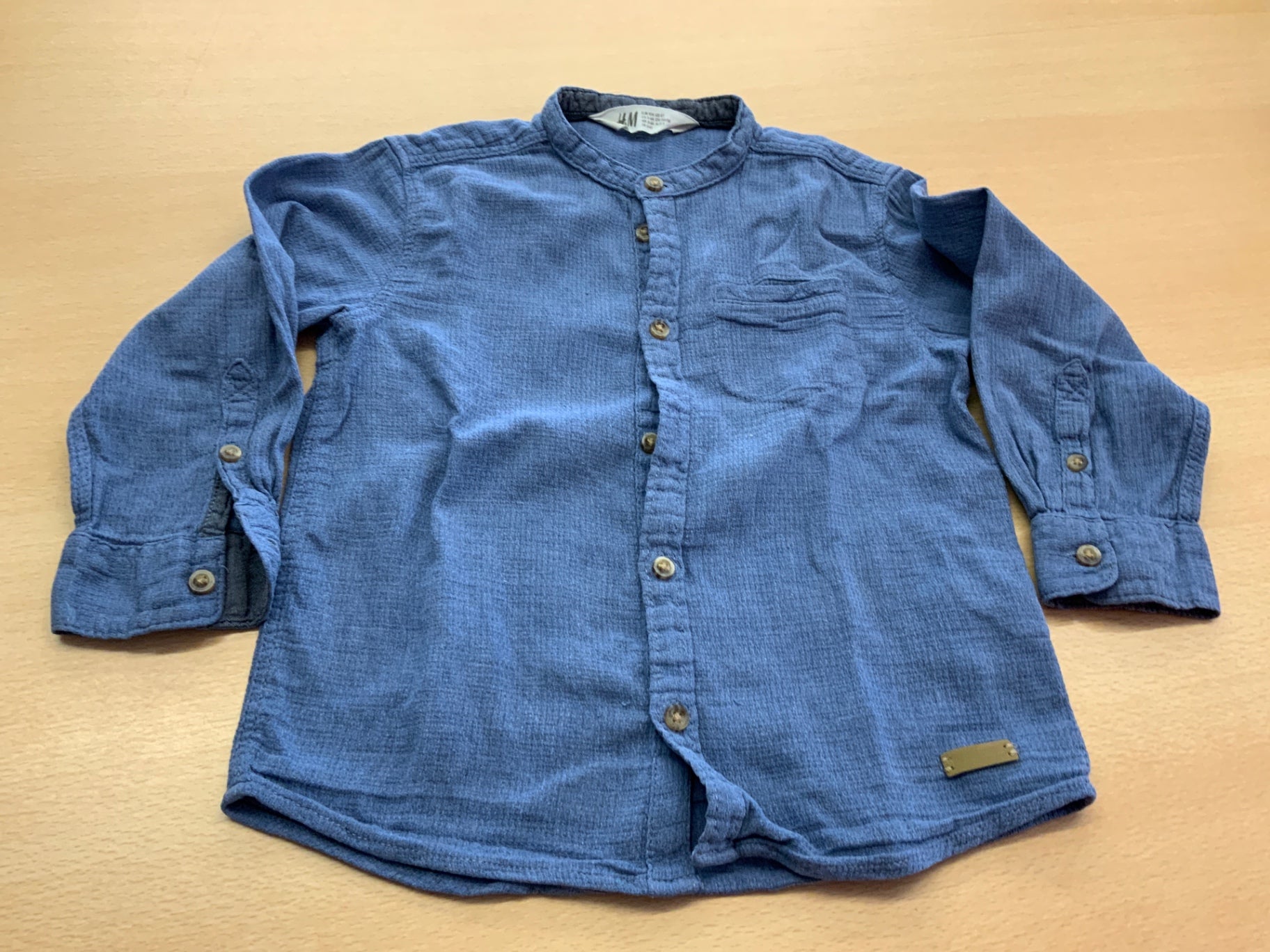 H&M Hemd 104 Blau